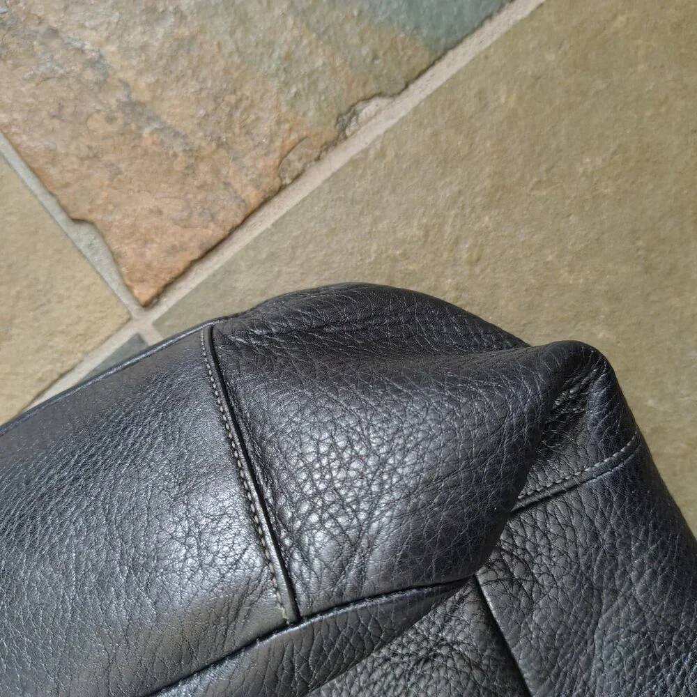 Coach Black Leather Y2K Bag